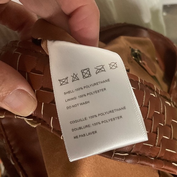 NWOT DEUX LUX Brown Woven Vegan Leather Large Hobo Shoulder Bag - Picture 7 of 8